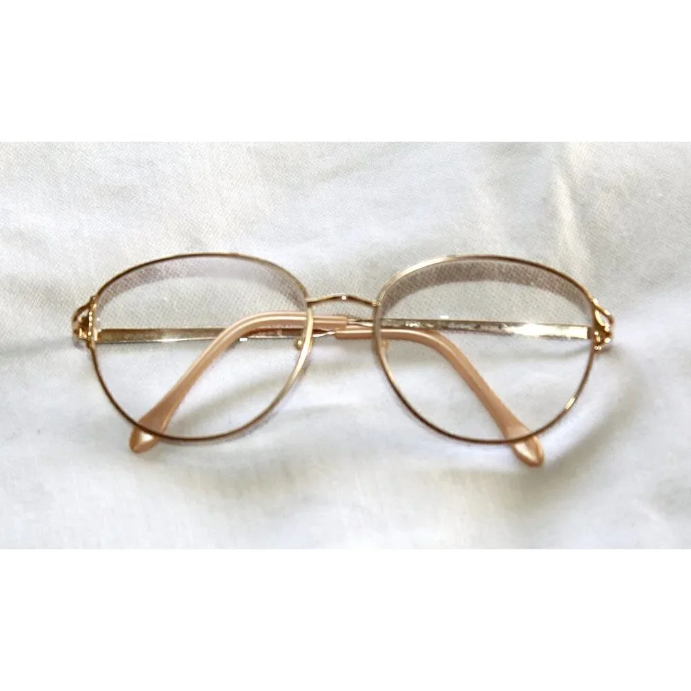 Charmant Eyeglasses Frame Allergy Free Titanium Golden frame 53/16